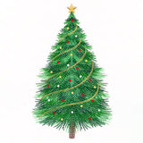 Textured and Lovely Christmas Tree