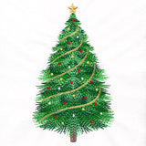 Textured and Lovely Christmas Tree