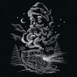 Christmas Train  and Old Saint Nick Scene