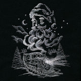 Christmas Train  and Old Saint Nick Scene