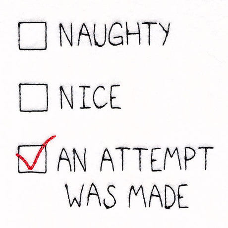 An Attempt Was Made Christmas List