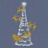 Santa's Flight Around the Christmas Tree