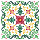 Christmas Kaleidoscope Trees Square