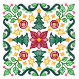 Christmas Kaleidoscope Trees Square