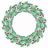 Holly & Berries Christmas Wreath