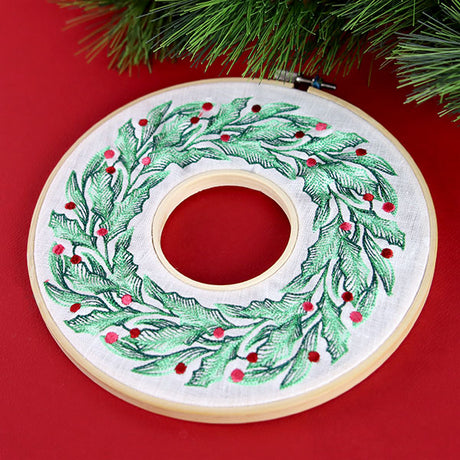 Holly & Berries Christmas Wreath
