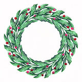 Holly & Berries Christmas Wreath