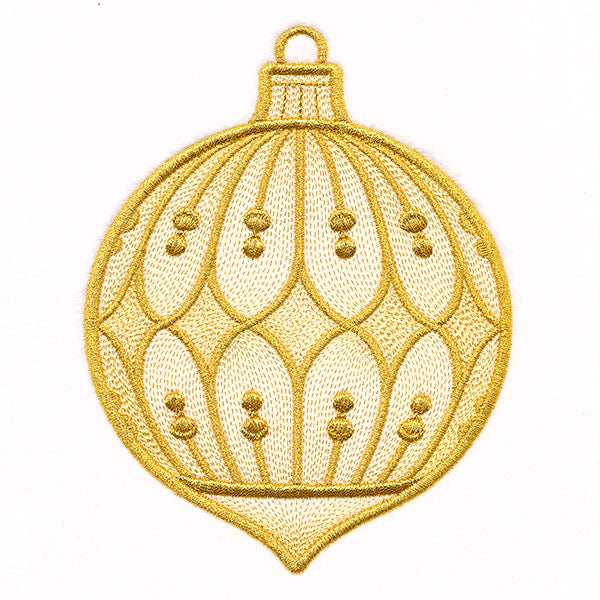 Christmas Contours Ornament 1