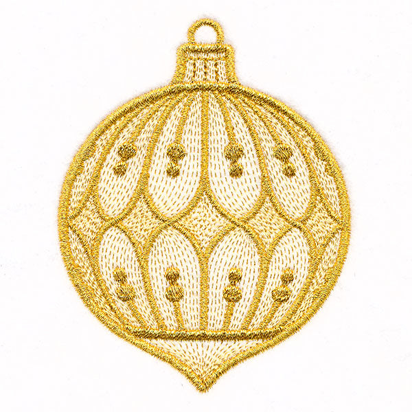 Christmas Contours Ornament 1