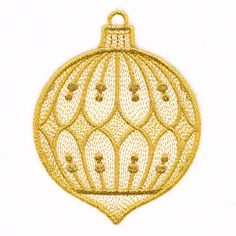 Christmas Contours Ornament 1