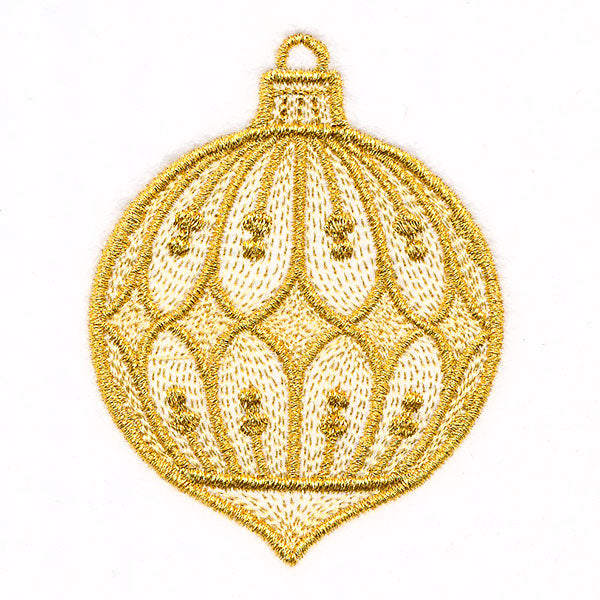 Christmas Contours Ornament 1