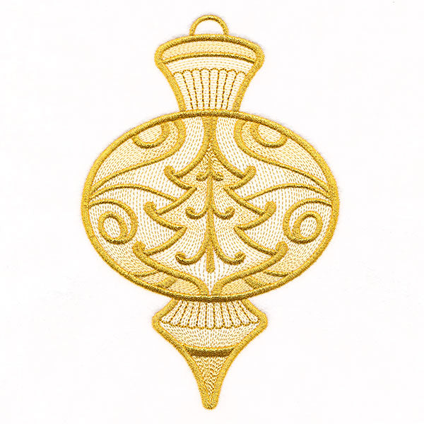 Christmas Contours Ornament 2