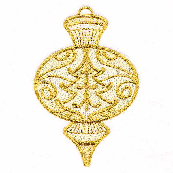 Christmas Contours Ornament 2