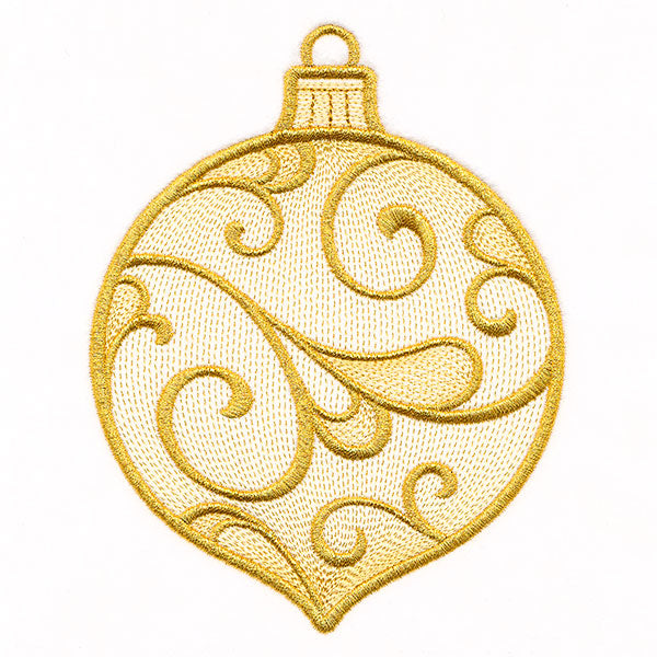Christmas Contours Ornament 3