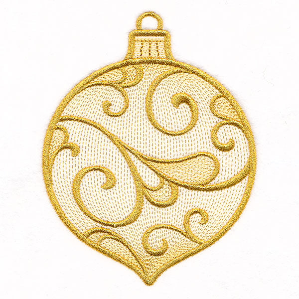 Christmas Contours Ornament 3