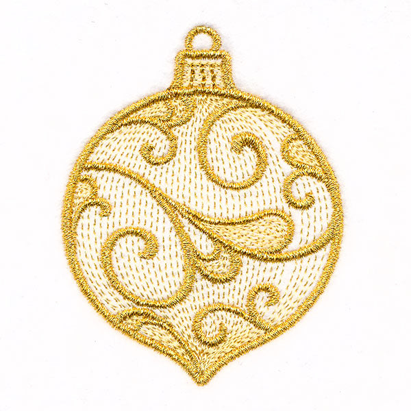 Christmas Contours Ornament 3