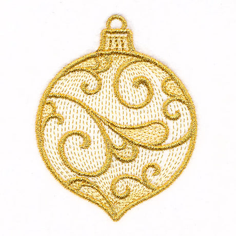 Christmas Contours Ornament 3