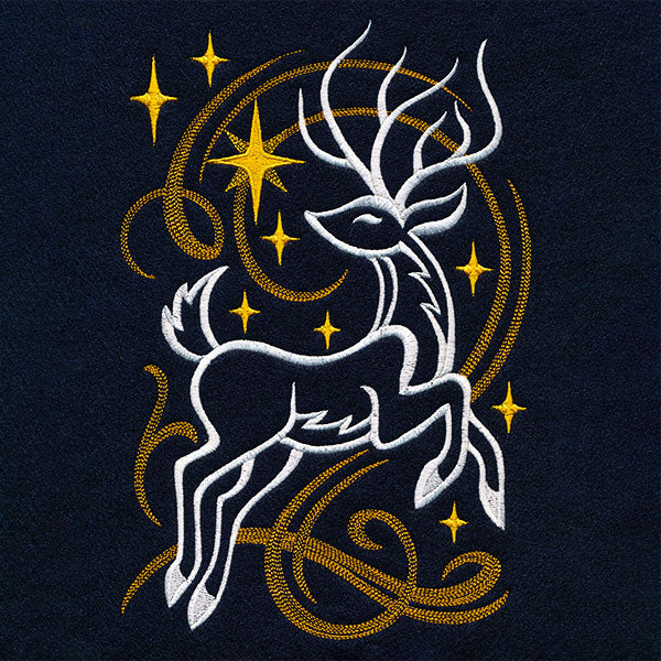 Modern Art Nouveau Reindeer