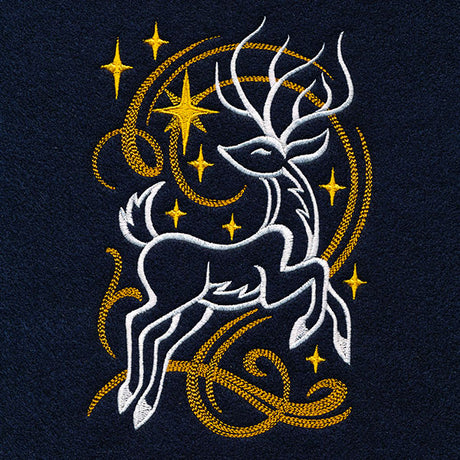 Modern Art Nouveau Reindeer
