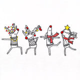 Dance Party Reindeer Border