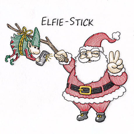 Christmas Elfie Stick