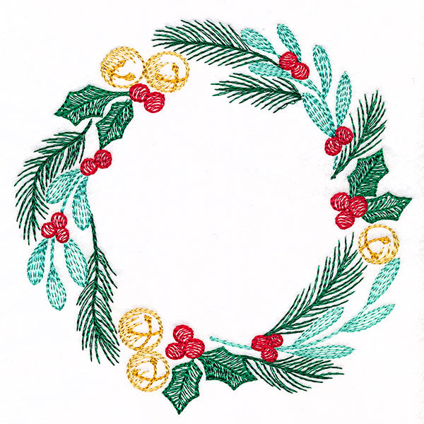 Bells & Boughs Christmas Wreath