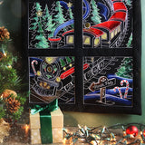 Christmas Express Train Scene Panel 4