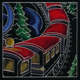 Christmas Express Train Scene Panel 4