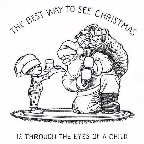 Through the Eyes of a Child Santa Scene