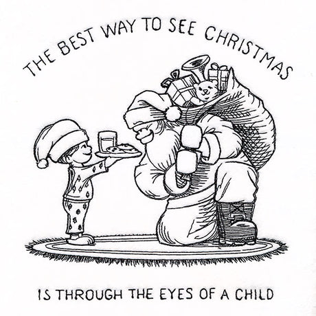 Through the Eyes of a Child Santa Scene