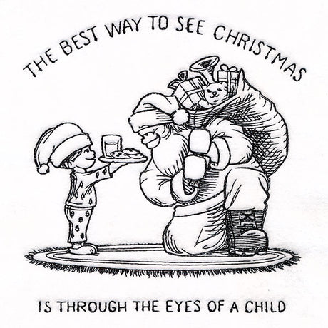 Through the Eyes of a Child Santa Scene