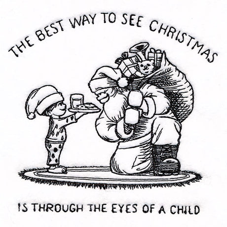 Through the Eyes of a Child Santa Scene