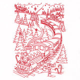 Christmas Express Train Scene (Vintage)