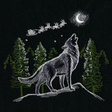 Howling Wolf Santa's Flight Scene
