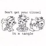 Don't Get Your Tinsel Tangle Cats