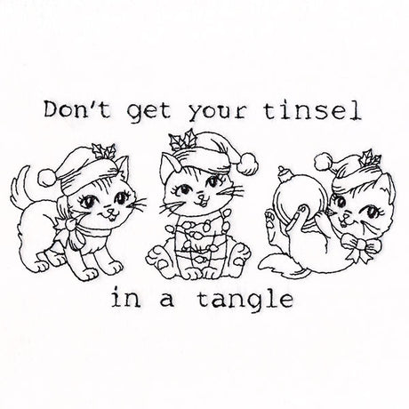 Don't Get Your Tinsel Tangle Cats