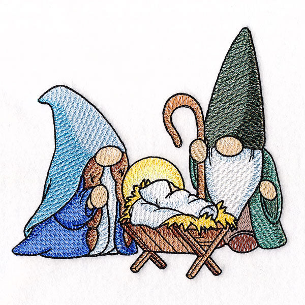 Christmas Gnome Gnativity Scene