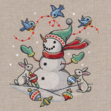 Winter Snowman and Friends