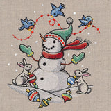 Winter Snowman and Friends