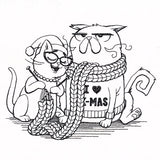 Mr. & Mrs. Holiday Cat