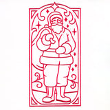Art Deco Christmas - Santa Panel