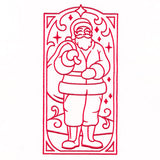 Art Deco Christmas - Santa Panel