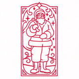 Art Deco Christmas - Santa Panel