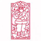 Art Deco Christmas - Santa Panel