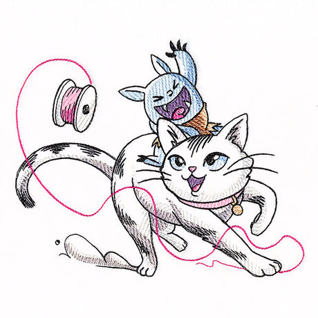 Bobblin of the Month - Cat Rodeo