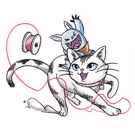 Bobblin of the Month - Cat Rodeo