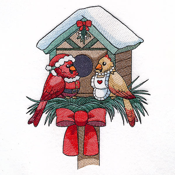 Mr. & Mrs. Santa Claus Cardinals