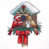 Mr. & Mrs. Santa Claus Cardinals