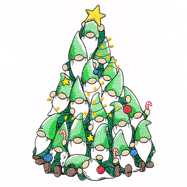 Gnome Christmas Tree