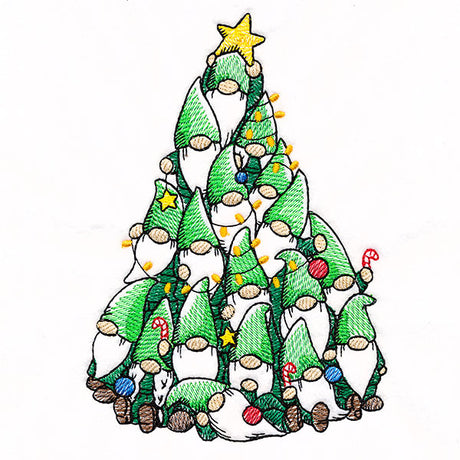 Gnome Christmas Tree